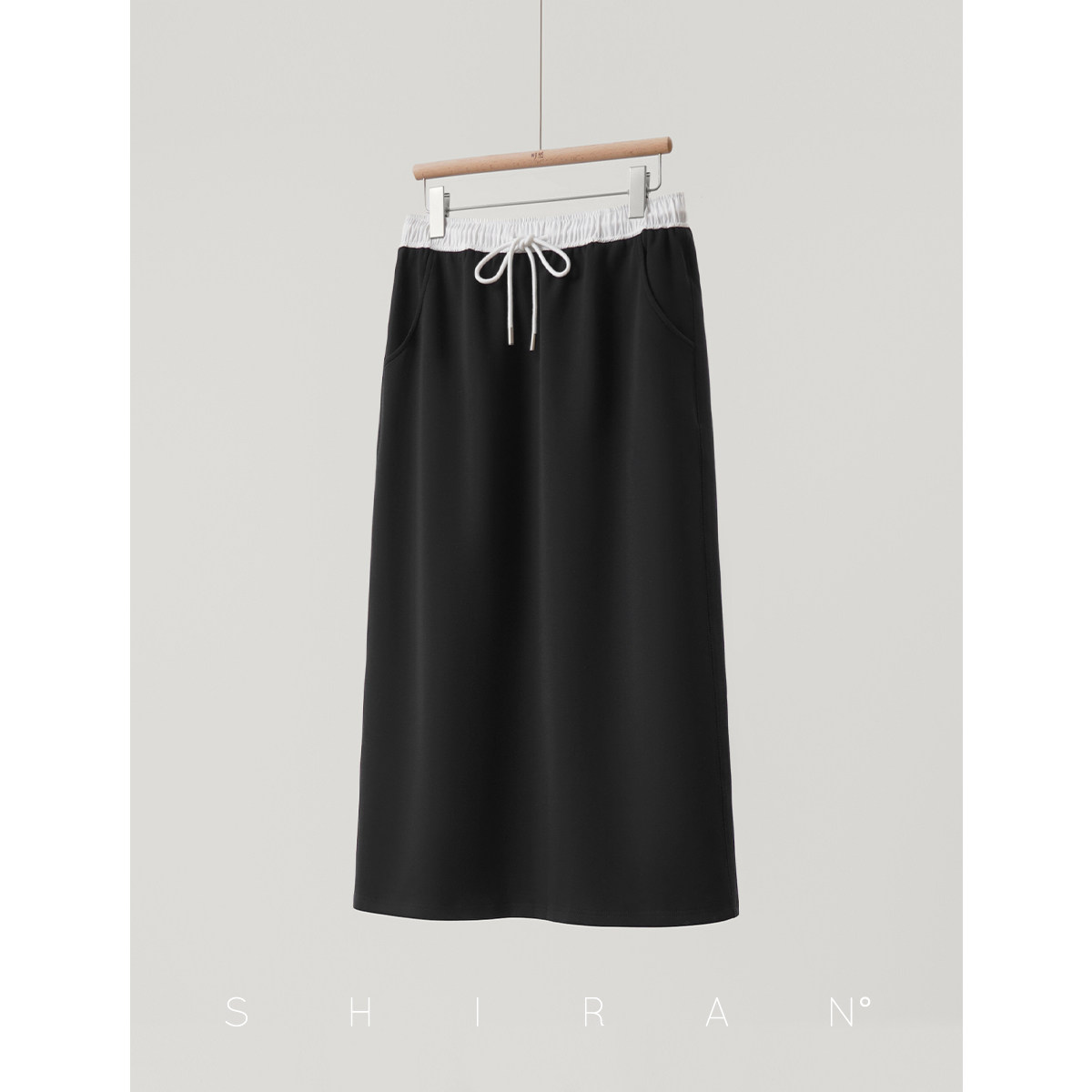 时然大码微胖MM24年秋新款高腰撞色百搭休闲半身裙,女装/女士精品,大码内搭,淘宝优惠券,粉丝福利购,淘宝优惠卷