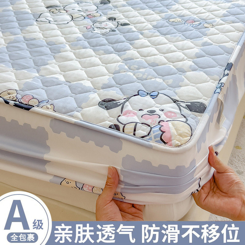 2025新款夹棉床笠加厚防滑席梦思床垫保护套防尘罩床罩全包床单套