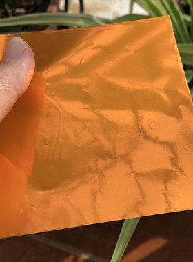 橙色锡纸光面巧克力龙珠普洱沱茶叶砖糯米蛋黑芝麻丸艾条包装铝箔