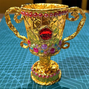 手工奖杯锡纸金色茶叶芝麻丸糯米蛋佛跳墙喜蛋幼儿园童包装用铝箔