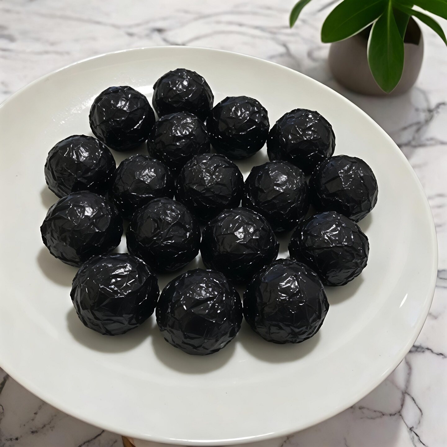 黑色锡纸巧克力糖果龙珠茶叶药丸艾草包装 彩色铝箔光面8*8厘米