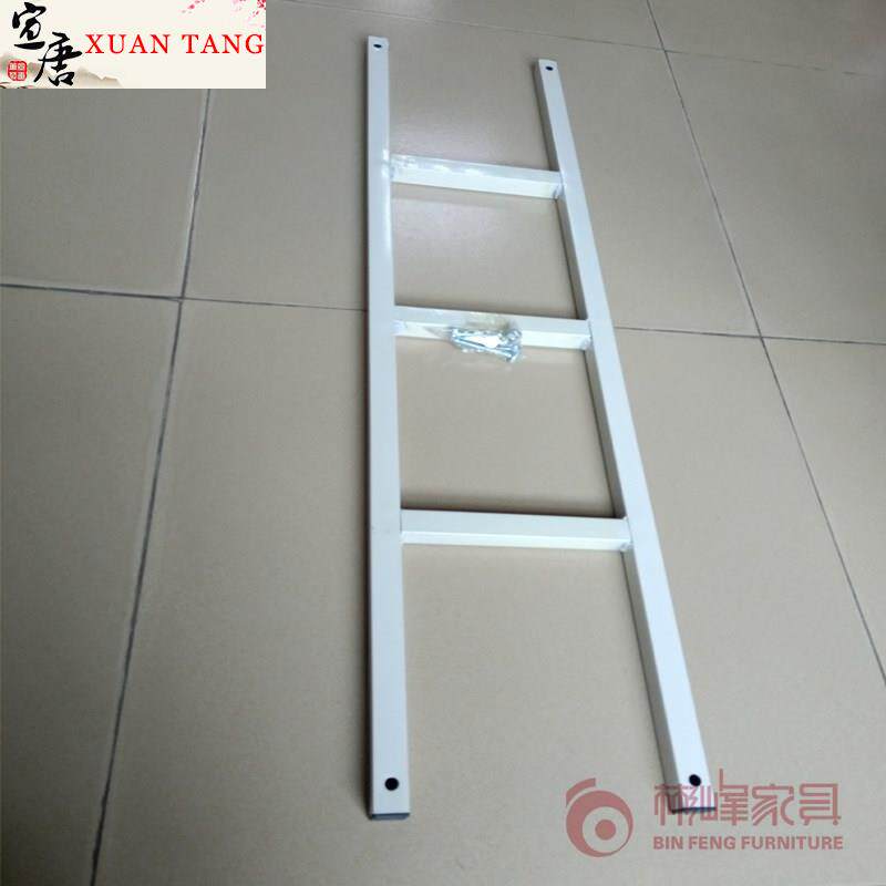 &梯子上下铺铁架床梯学生双层床员工宿舍床楼梯加厚方管订做铁床