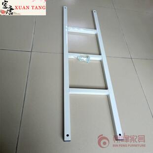 &梯子上下铺铁架床梯学生双层床员工宿舍床楼梯加厚方管订做铁床