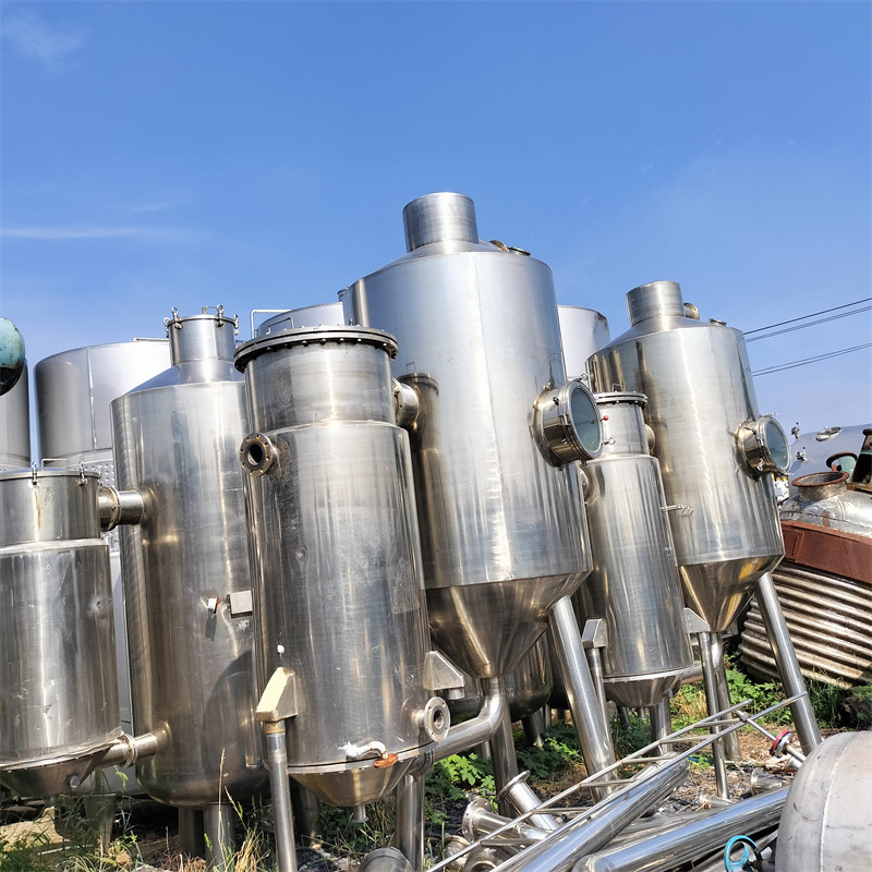 加工定制双效三效蒸发器 食品工业蒸发设备 浓缩蒸发器