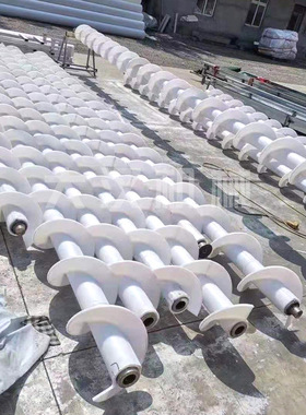 LS-315腐蚀物料螺旋输送机 聚丙烯绞龙给料机 PVC尼龙材质叶片