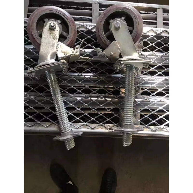 定制镀锌脚手架直销移动脚手架工地脚架脚手架配件踏板建筑脚轮子