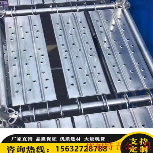 适用热镀锌钢跳板建筑工地走道板盘扣挂钩踏板脚手架踏板电厂化工