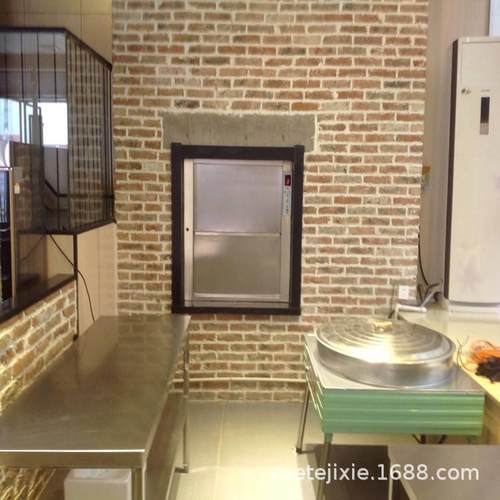 固菜定式压厨房液梯餐厅传机升降平台升降机升降货梯厂电家