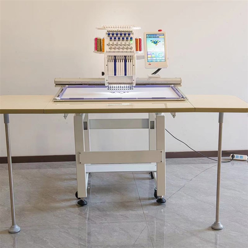 L1201CTg叶氏2025新款家用马1针款单头12机头5针大面积工业刺绣机