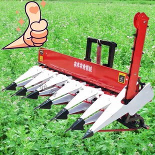 四轮拖机拉配套割晒机 v割玉米秸秆高杆 倒机小麦水稻用