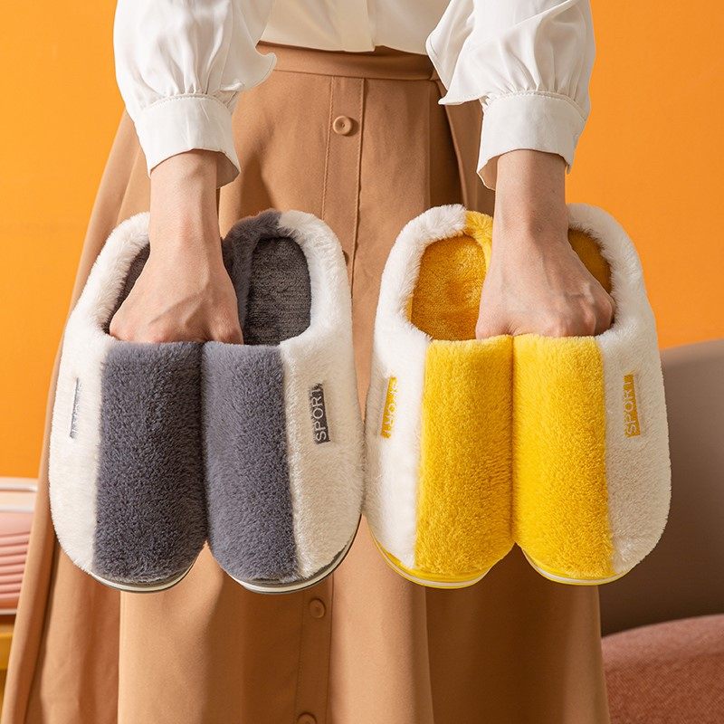 女棉拖鞋厚底冬保暖棉拖鞋家居室内防滑保暖家情侣男士毛毛拖鞋,女鞋,毛毛鞋,淘宝优惠券,粉丝福利购,淘宝优惠卷