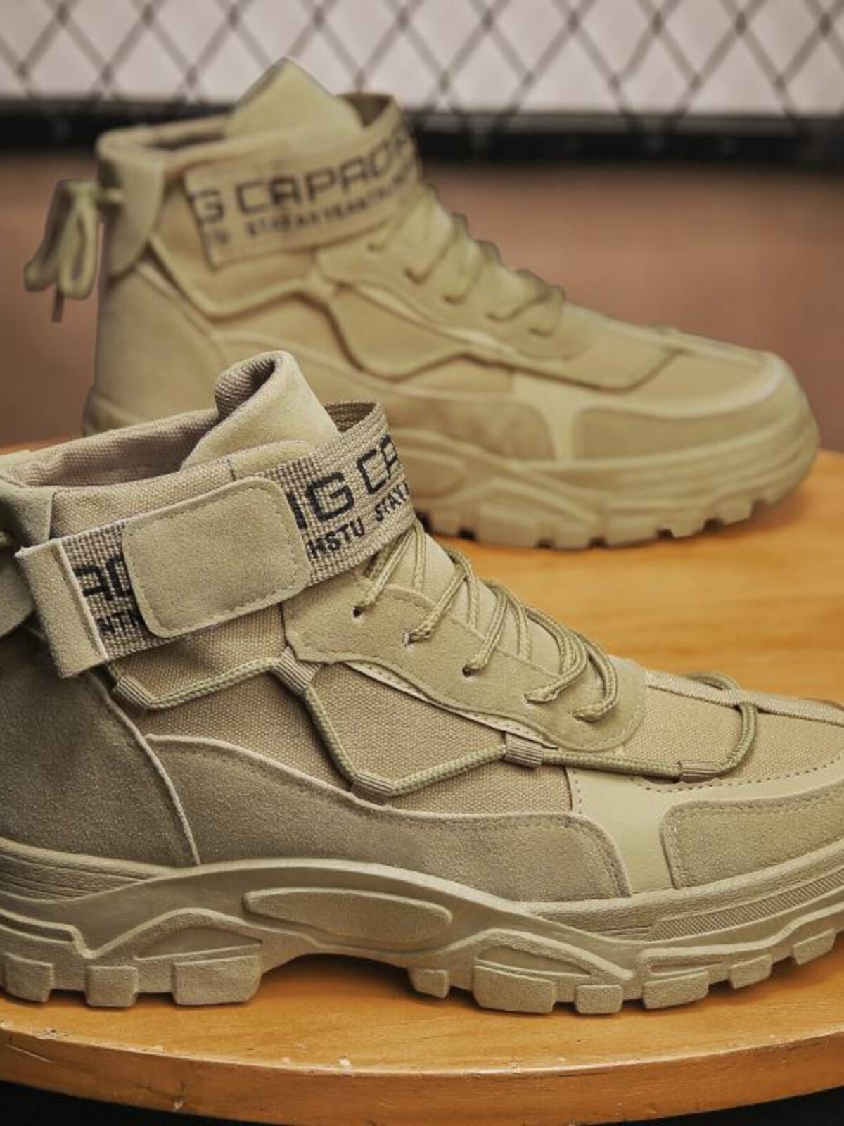 MARTIN BOOTS MENS HIGH-TOP SHOES SUMMER FLEECE COTTON SHOES OUTDOOR SPORTS WOLF WARRIORS MENS DESERT OVERALLS COMBAT TRAINING BOOTS