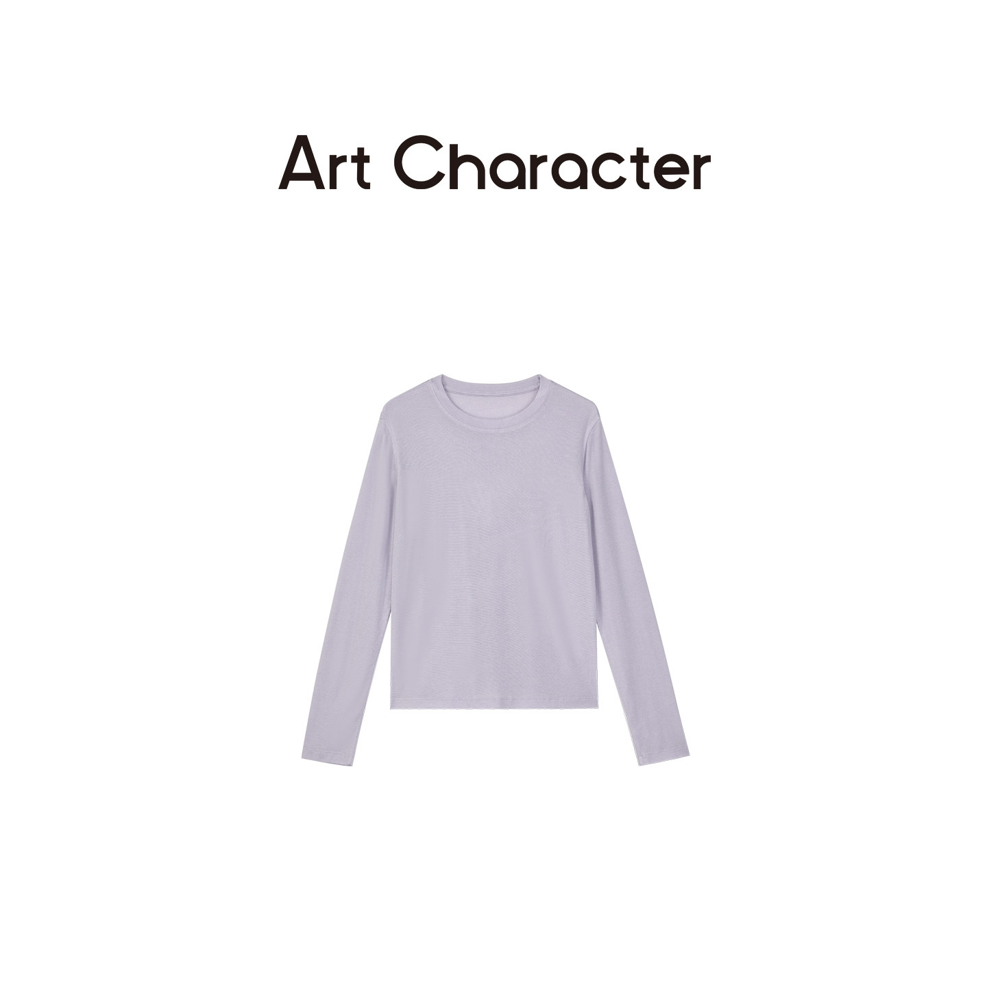 ART CHARACTER/圆领长袖T--澜音2026春季新品
