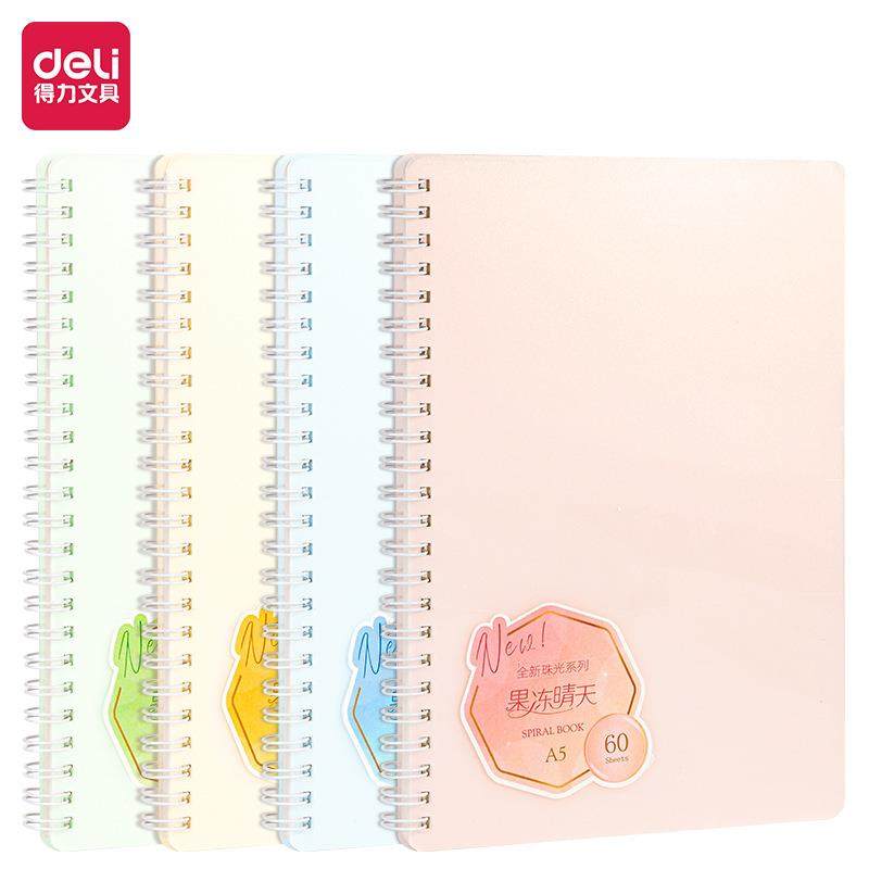 得力QLPA560果冻晴天线圈本A5本