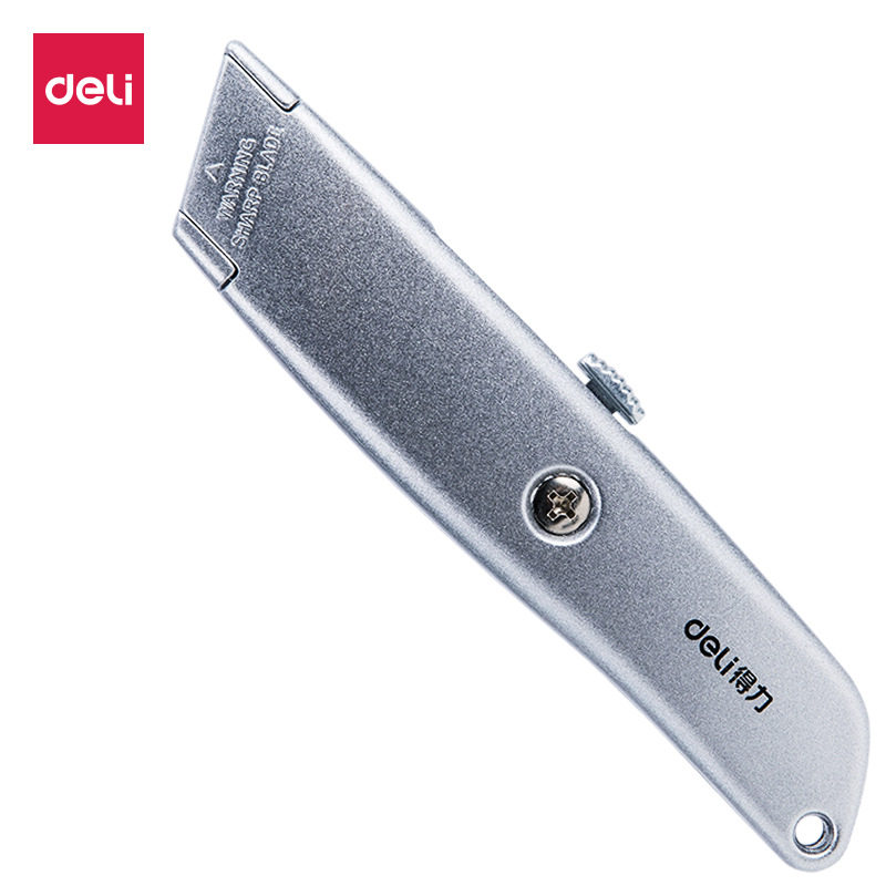 得力2100美工刀梯形金属大号快递壁纸刀工具刀美术刀介刀拆箱开箱