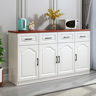 餐边柜实木储物柜茶水柜柜子收纳简约中式客厅靠墙储物柜墙边柜