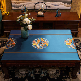 茶几布客厅欧式奢华长方形家用台布正方形桌布中式防滑餐桌垫定制