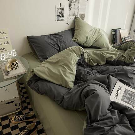 简约被套单件150x200x230双人床单被罩180x220x240被单单人三件套