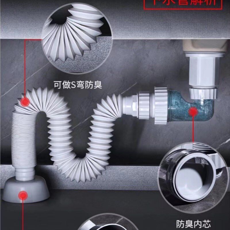 精选陶瓷盖子洗手盆台盆面盆弹跳芯一体下水器防臭按压式脸池洗脸