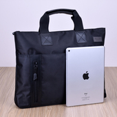 百利文8614多层文件袋帆布大容量多功能手提公文袋文件包资料袋商