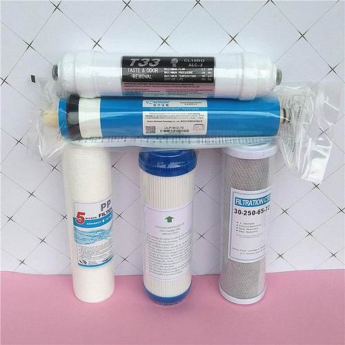 [龙达]适配于康泉仕净水器滤芯十寸通用五级全套RO膜反渗透纯水机