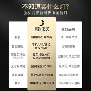 新品 月影圆舞曲护眼轻奢吊灯全铜水晶客厅灯现代简约大气北欧餐厅