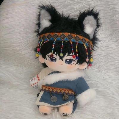 盗墓笔记张起灵属性棉花娃娃男娃灵药20cm可爱正版毛绒玩具送女生