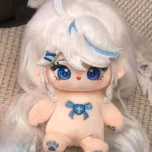 正版原神芙宁娜属性芙卡洛斯20cm棉花娃娃原创可爱毛绒公仔礼物