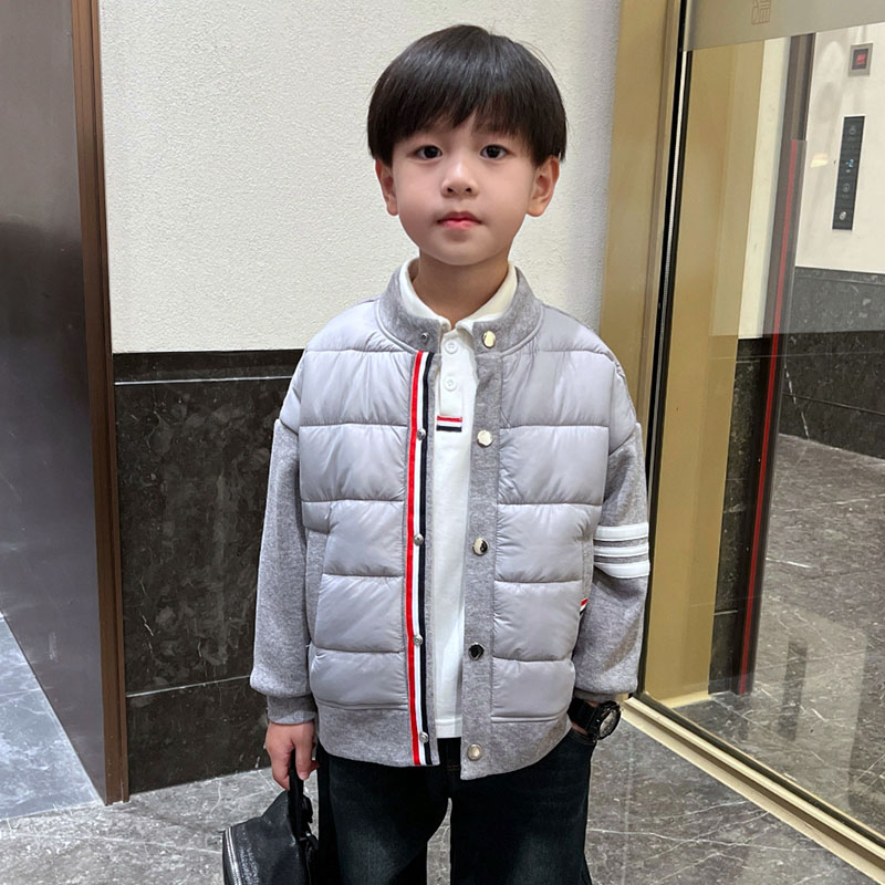 加绒夹棉秋冬圆领外套