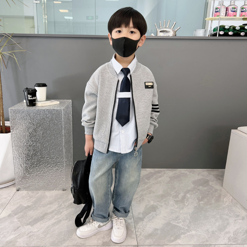 男童春季时尚休闲外套2024新款儿童中小童春秋男宝宝帅气童装上衣,童装/婴儿装/亲子装,普通外套,淘宝优惠券,粉丝福利购,淘宝优惠卷