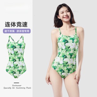 swans泳衣泳衣女款竞速连体女士高级感游泳馆专用显瘦2026新款三