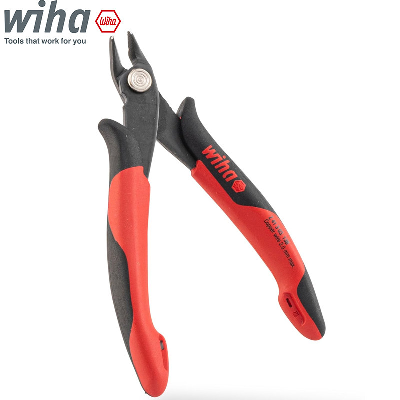 wiha电子斜口钳带弹簧迷你5寸