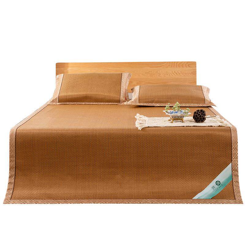RATTAN MAT HOME 1.8M BED 1.5M FOLDING NAKED SLEEPING ICE SILK MAT WINTER AND SUMMER DUAL-PURPOSE MAT STUDENT MAT