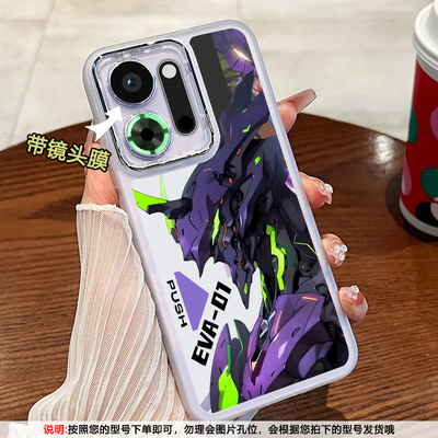 【自带镜头膜】适用OPPOK13Turbo手机壳新款K13TurboPro亲肤手感保护套eva01防摔亲肤透明软边可爱创意