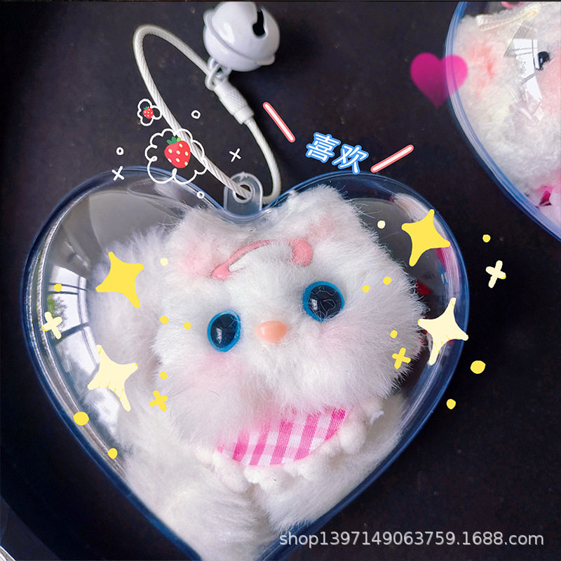 兔毛扭扭棒小猫挂件diy材图片