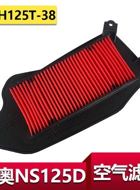适用新大洲本田NS125D国四迪奥空气滤芯空滤SDH125T-38空气滤芯器
