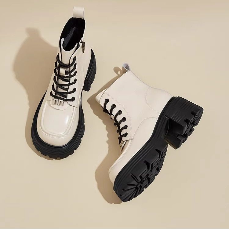 厚底增高马丁靴女2025年