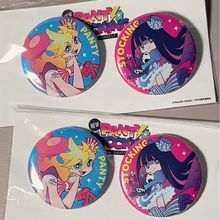 吊带袜天使 Panty Stocking周边二次元新款吧唧徽章谷子痛包装饰