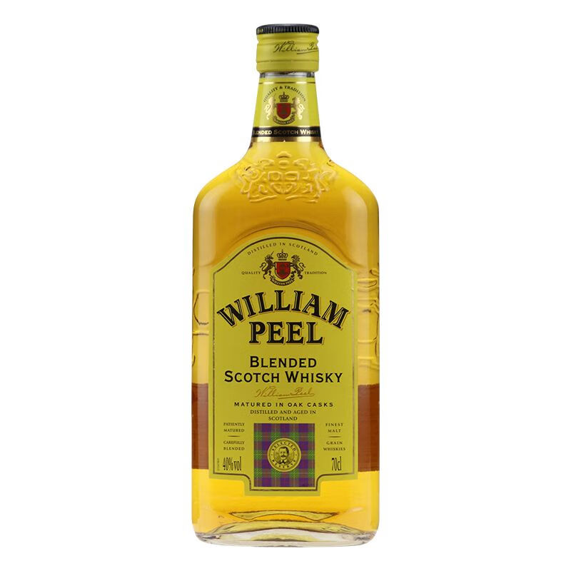 威廉彼乐苏格兰调配威士忌英国原装进口洋酒烈酒基酒调酒正品行货