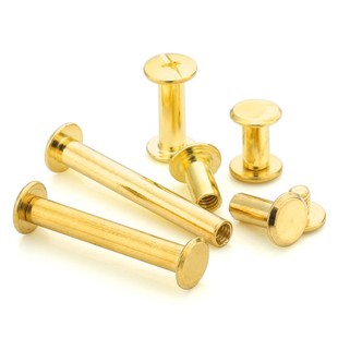 速发镀铜子母钉钉铆账本钉对接对锁螺丝螺母柳丁相册钉菜谱衔接钉