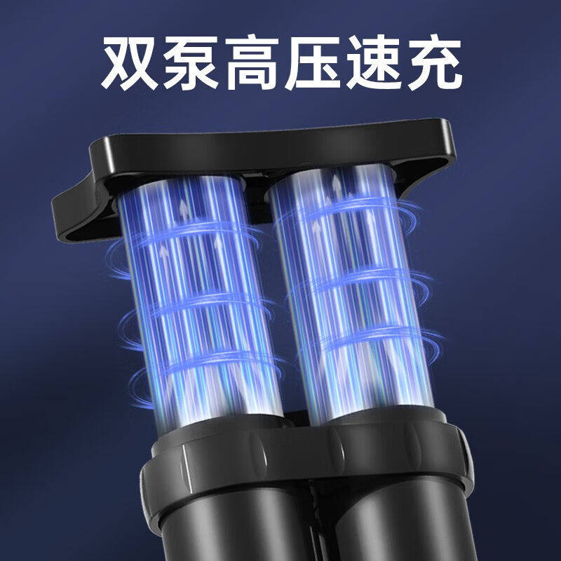 打气筒脚踩式高压充气管子自行车儿童车家用便携电动电瓶脚踏汽车