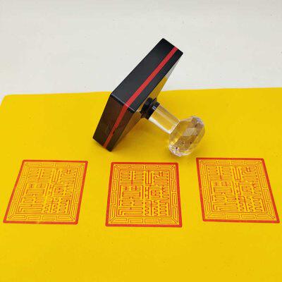 九华山地藏菩萨大印宝印5.5公分自动出油光敏印章支持定制