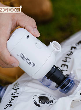 LUINGBOX露营盒子户外充吸气泵户外露营气垫床帐篷游泳圈电动便携