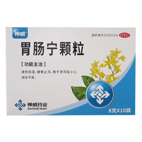效期至27年2月28日】SHINEWAY/神威 8g*10袋/盒 胃肠宁颗粒