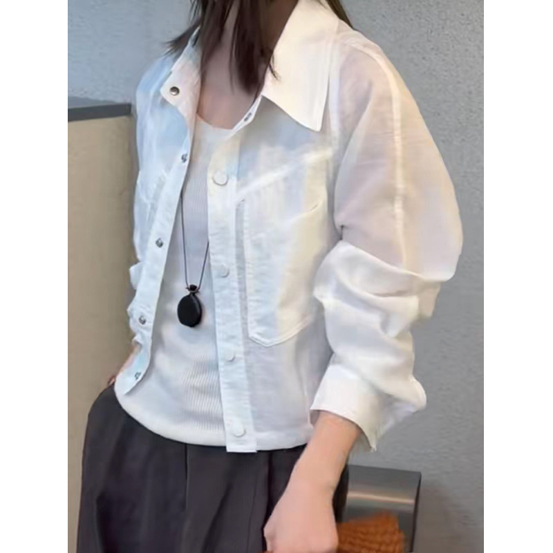 白色防晒衣女2026夏季新款高级感