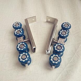 鼎兴8轮单杆移门吊轮 厨房卧室木门吊滑轮轴承移动推拉式轨道配件