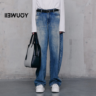 Y5124407 女牛仔裤 YOUWEI有尾2024冬季 中古蛋型牛仔长裤