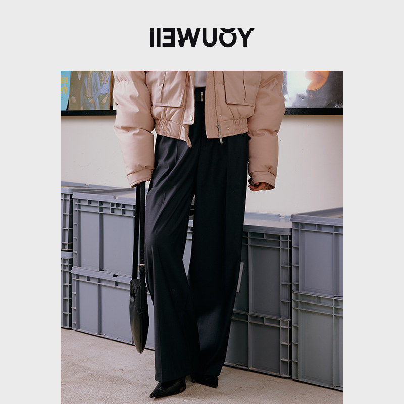 YOUWEI【优惠专属】老钱阔腿西裤正装裤Y5423324,女装/女士精品,休闲裤,淘宝优惠券,粉丝福利购,淘宝优惠卷