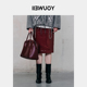 YOUWEI有尾2024冬季 复古直身亮面半裙女优雅包臀裙Y5824442