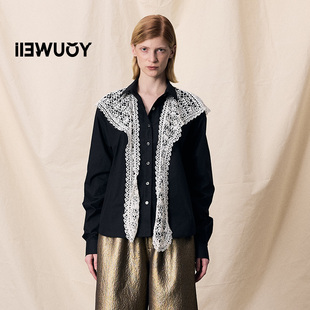 两件组合 YOUWEI有尾2025冬季 衬衫 蕾丝披肩长袖 Y1625402 新品